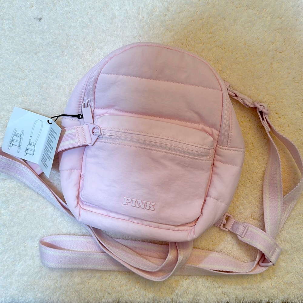 PINK MINI CONVERTIBLE BACKPACK